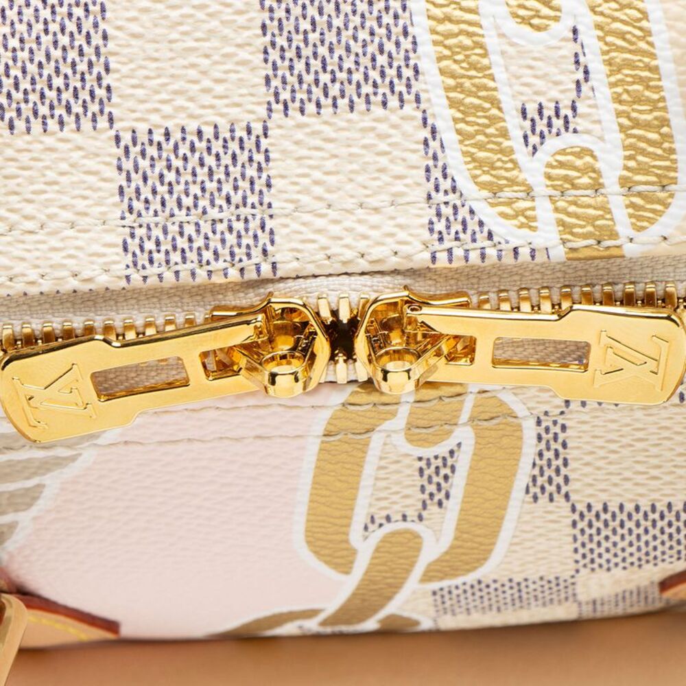 Louis Vuitton Limited Edition Damier Azur Nautical Speedy Bandouliere 25 Satchel - Picture 9 of 11